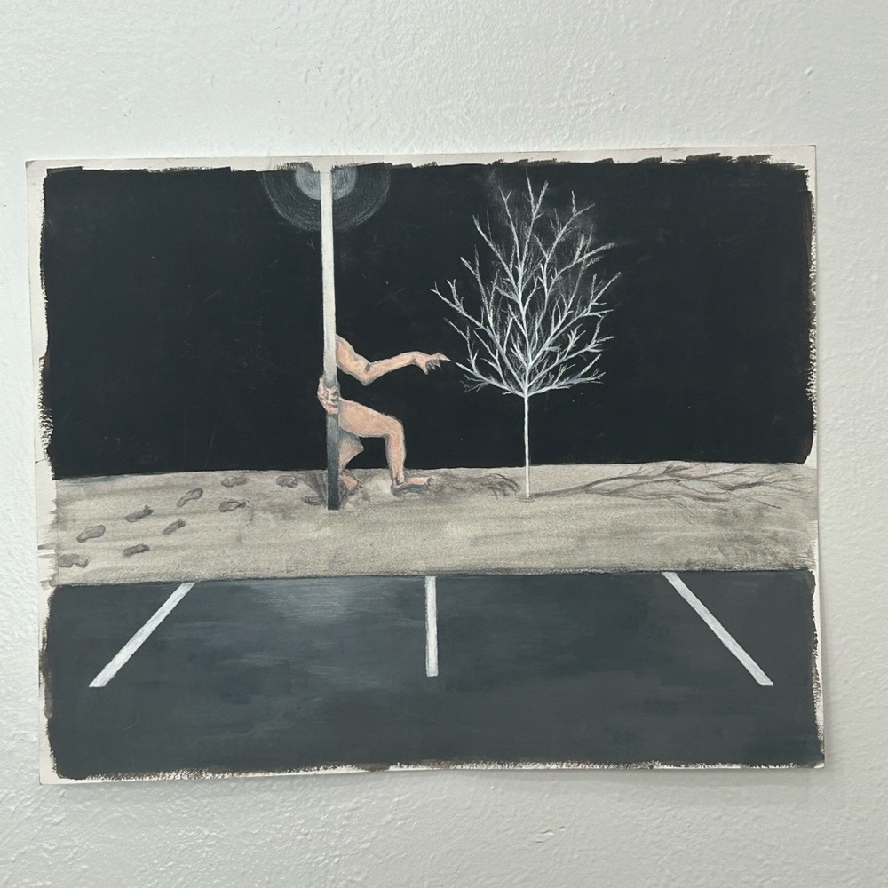 Original Mixed Media Spooky Artwork